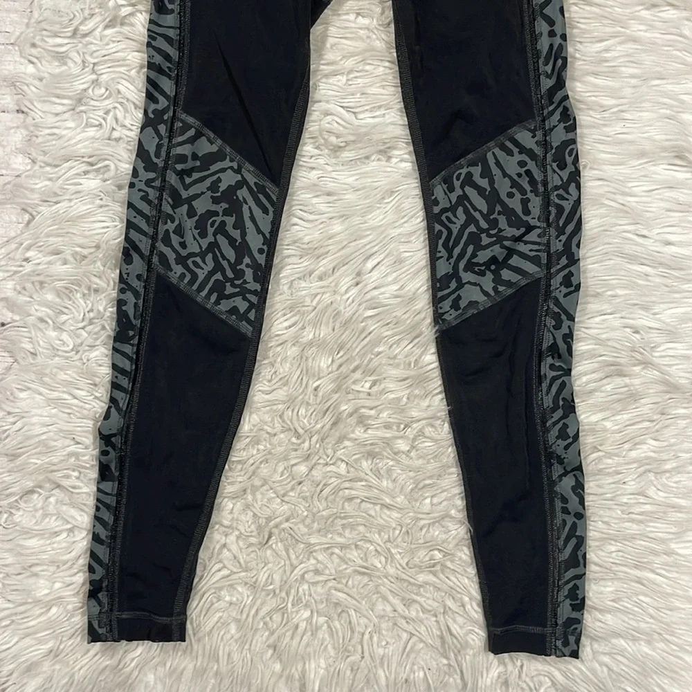 Lululemon Hot To Street Pant Biggie Brushed Animal Coal Black - Picture 9 of 11